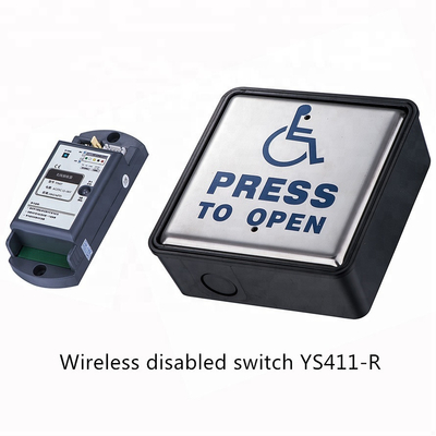 Commutatore di pulsante quadrato disabile senza fili del commutatore di pulsante del commutatore per il sistema del controllo di accesso, porta automatica